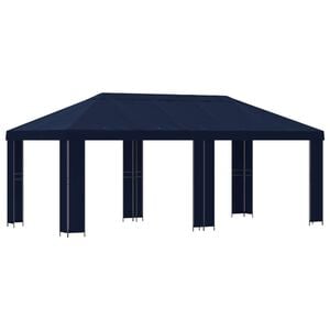 vidaXL Aia gazebos 6 x 3 m Sinine Pol&uuml;ester ja teras 190 gsm