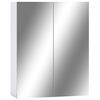 vidaXL vannitoa peegelkapp, valge, 60 x 15 x 75 cm, MDF