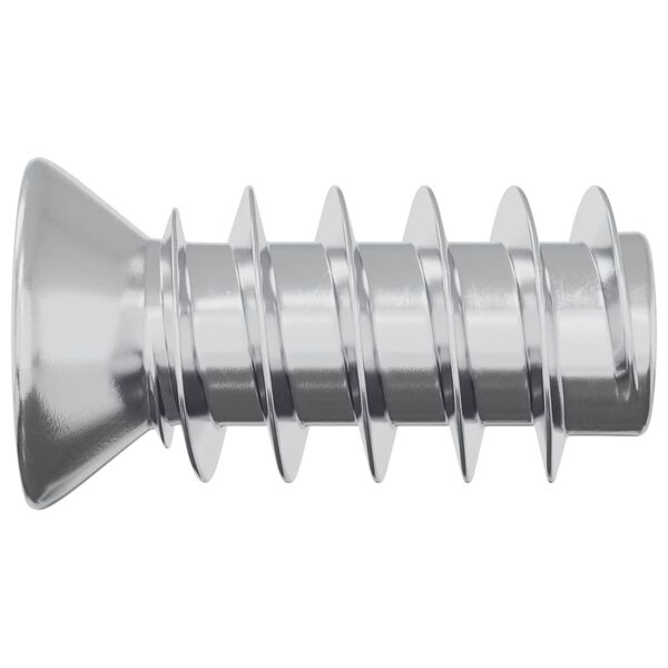 vidaXL Kinnitus 12 pcs H&otilde;bedane M6 x 12 mm Raud