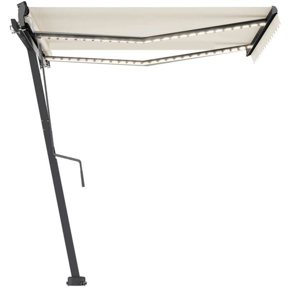 vidaXL iseseisev automaatne varikatus 350x250 cm, kreemjas