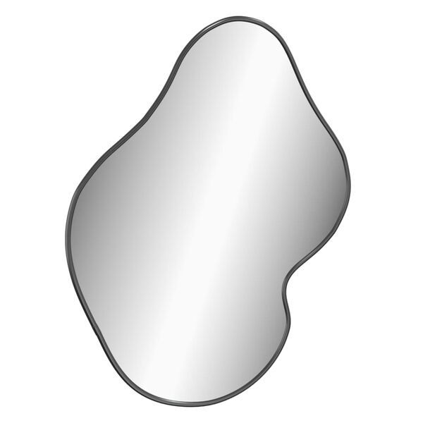 vidaXL seinapeegel, must, 60 x 50 cm