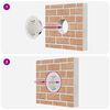 vidaXL &Otilde;hu ventilatsioonikatted 4 pcs H&otilde;bedane 80 mm Roostevaba teras