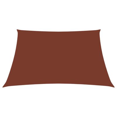 vidaXL oxford-kangast päikesepuri, kandiline, 2,5 x 2,5 m, terrakota