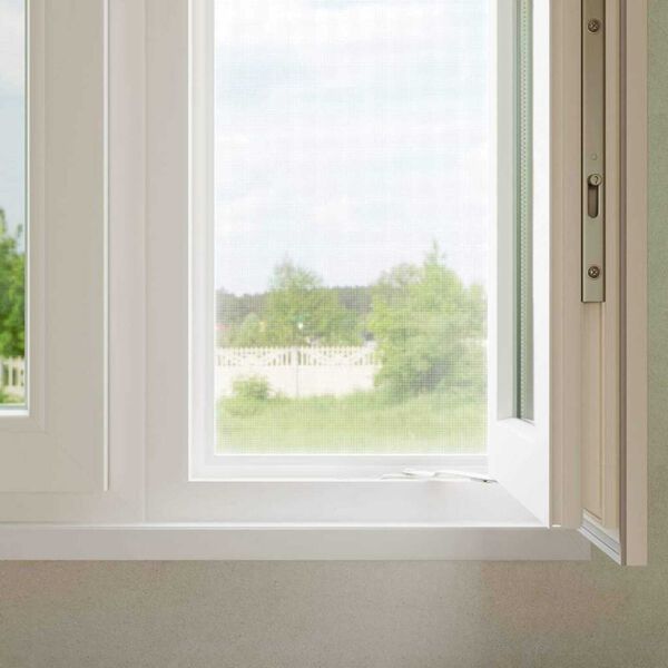 vidaXL Putukav&otilde;rk Valge 80 x 500 cm Klaasplast