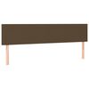 vidaXL kontinentaalvoodi madrats ja LED, tumepruun, 180x200 cm, kangas