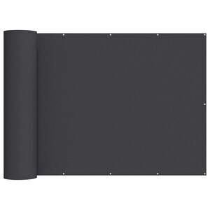 vidaXL Baldahhiin 180 x 700 cm PU kaitsega kangas Must