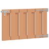 vidaXL Aia aed 100 x 60 cm WPC ja Alumiinium Pruun