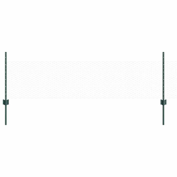 vidaXL Aed koos postiga Roheline 0,5 x 10 m Terased ja PVC