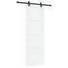 vidaXL Libisev uks ORKDAL Valge 83 x 232 cm Toekas m&auml;nnipuit