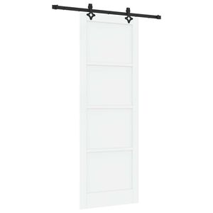 vidaXL Libisev uks ORKDAL Valge 83 x 232 cm Toekas m&auml;nnipuit
