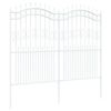 vidaXL Aiandus aiapaneel Valge 240 x 215 cm Pulberv&auml;rvitud Teras