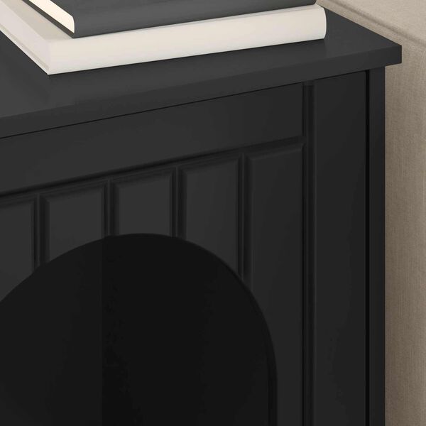 vidaXL Kassi Maja Must 53 x 52 x 62 cm Tehispuit