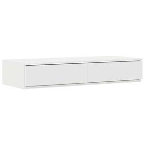 vidaXL Voodisahtlid sahtliga Valge 100 x 36,5 x 16,5 cm Tehispuit