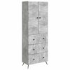 vidaXL Kapi Komplekt 2 tk 66 x 34,5 x 90 cm Tehispuit Betoonhall