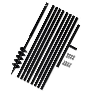 Terasest 100 mm maapuur k&auml;epidemega koos 9 m pikendustoruga