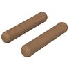 vidaXL Puitpulk 2 pcs Pruun &Oslash; 8 x 35 mm T&auml;ispuit