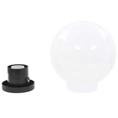 vidaXL LED-lambid, 4 tk, kera, 20 cm, PMMA