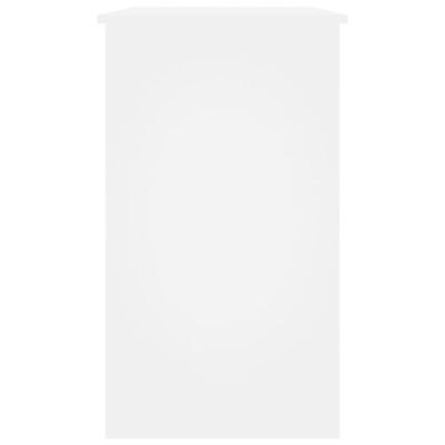 vidaXL kirjutuslaud, valge, 90 x 45 x 76 cm, puitlaastplaat