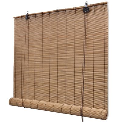vidaXL ruloo, bambus 80 x 220 cm, pruun