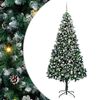 vidaXL Tehisj&otilde;ulupuu Roheline 240 cm PVC ja Teras ja Plast