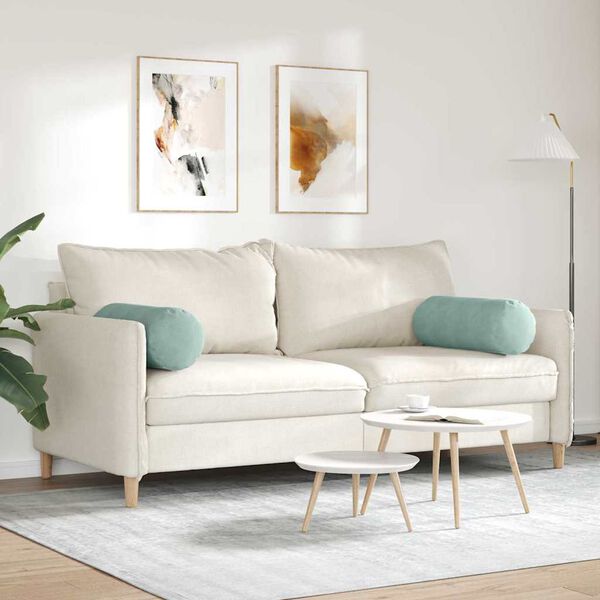 vidaXL Padjad 2 pcs Mere Roheline &Oslash; 25 x 70 cm Korter kangas