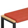 vidaXL Pingipadja manchester Punane oranž S&uuml;gavus 35 cm