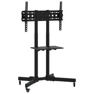 vidaXL ratastel telerialus, 32-70 tolli, max VESA 600x400 mm 50 kg