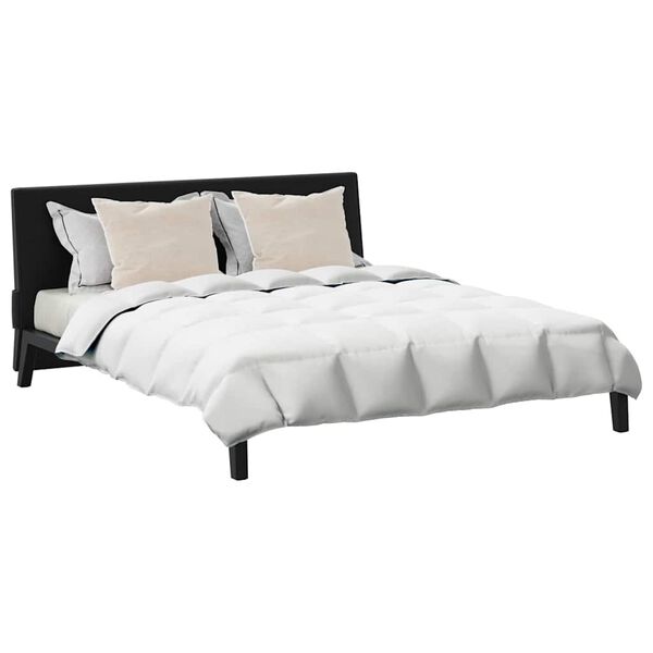 vidaXL Teki komplekt padjaga 3 pcs Valge Down Feather