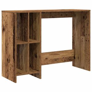 vidaXL kirjutuslaud Vana puit 102,5x35x75 cm Engineered Wood
