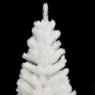 vidaXL kunstkuusk, elutruud okkad, valge, 90 cm
