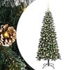 vidaXL Tehisj&otilde;ulupuu Roheline 150 cm PVC, plast ja teras