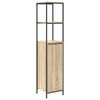 vidaXL Vannitoa kapp riiulitega sonoma tamm 36x35x165 cm