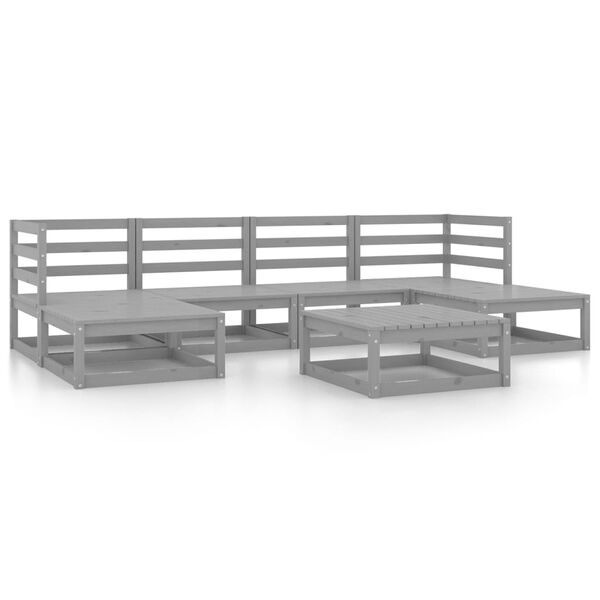 vidaXL 7-osaline aiam&ouml;&ouml;bli komplekt, m&auml;nnipuit