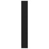 vidaXL Raamatukapp Must tamm 60 x 24 x 176 cm Tehispuit