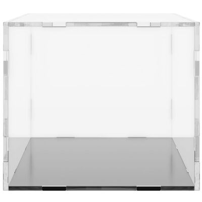 vidaXL vitriinkast, läbipaistev, 34 x 16 x 14 cm, akrüül