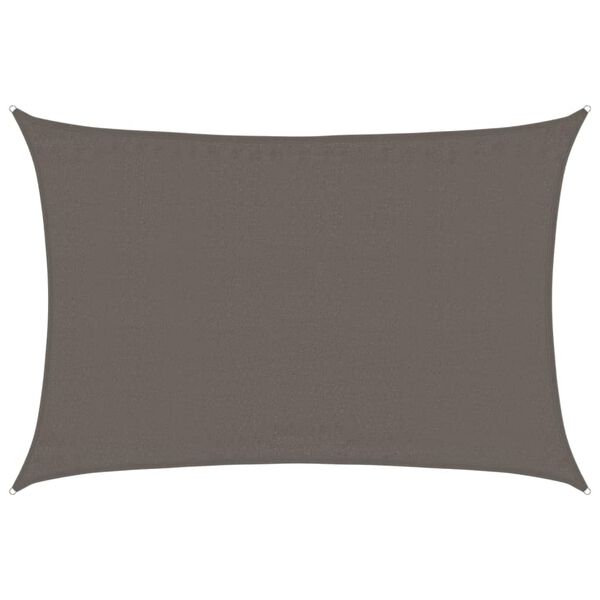 vidaXL päikesepuri 160 g/m² antratsiithall 3,5 x 4,5 m HDPE