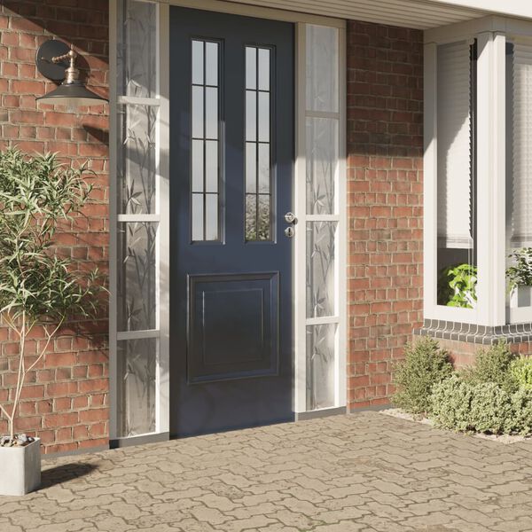 vidaXL aknakile, j&auml;&auml;tunud, bambuse muster, 45 x 500 cm, PVC