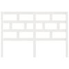 vidaXL voodipeats, valge, 141 x 4 x 100 cm, m&auml;nnipuit
