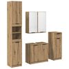 vidaXL Vannitoa m&ouml;&ouml;bleset 4 tk K&auml;sit&ouml;&ouml;puu 64,5 x 33,5 x 59 cm