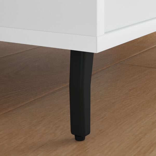 vidaXL Seismispoot 2 pcs Must 40 x 40 x 100 mm Raud