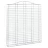 vidaXL kaarekujulised gabioonkorvid 5 tk, 200x30x220/240 cm, raud