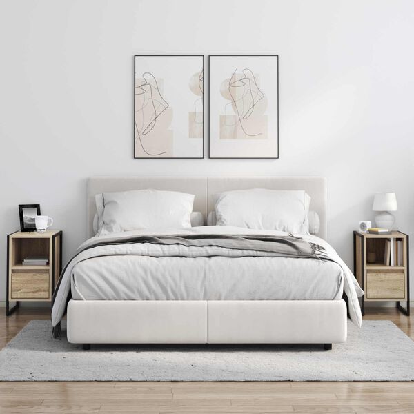 vidaXL &Ouml;&ouml;kapp sahtliga Sonoma 39,5 x 30 x 50 cm Tehispuit