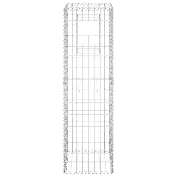 vidaXL gabioonkorvid 2 tk, 40 x 40 x 140 cm, raud
