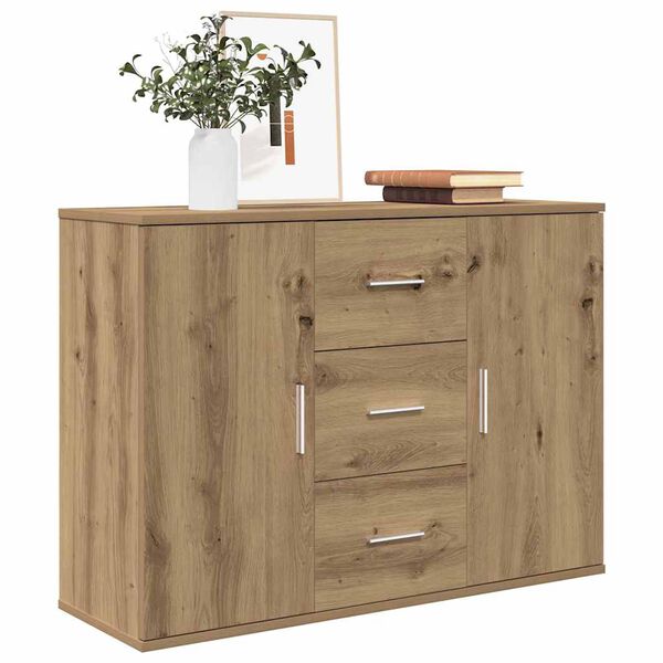 vidaXL puhvetkapp Artisan Oak 90x29,5x65 cm Engineered Wood
