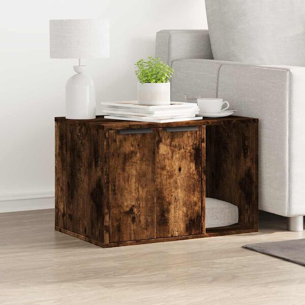 vidaXL kassi liivakast korpus, suitsutatud tamm, 60x40x40cm, tehispuit