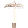 vidaXL Balineesia vihmavari koos alusega cream 185 x 185 x 260 cm