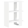 vidaXL Raamatukapp Valge 52 x 25 x 71,5 cm Tehispuit