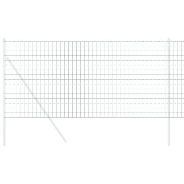 vidaXL Euroopa aed Roheline 0.6 x 25 m PVC-kaetud raud