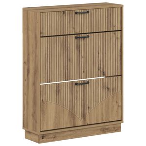 vidaXL Kinga kapp HOORN 78 x 24 x 100 cm Tehispuit Artisan tamm