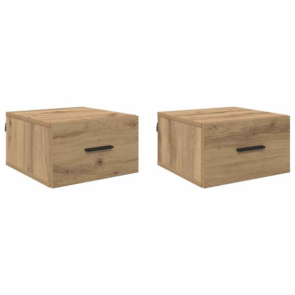 vidaXL &Ouml;&ouml;lambi kapp 2 pcs k&auml;sit&ouml;&ouml;tamm 35 x 35 x 20 cm Tehispuit